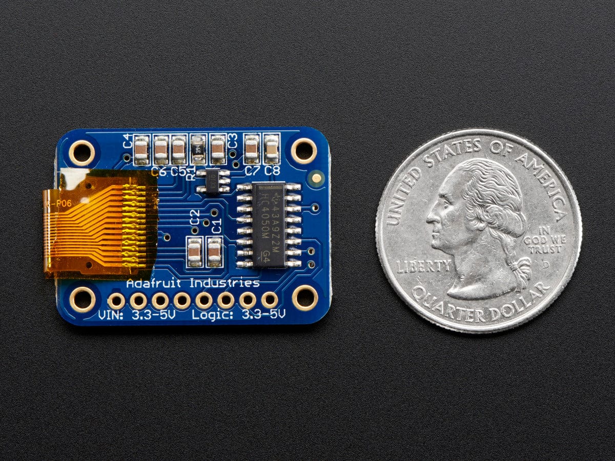 Monochrome 128x32 SPI OLED graphic display - Image 3