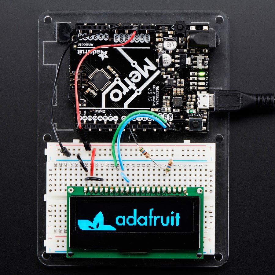 Monochrome 2.3" 128x32 OLED Graphic Display Module Kit - Image 3