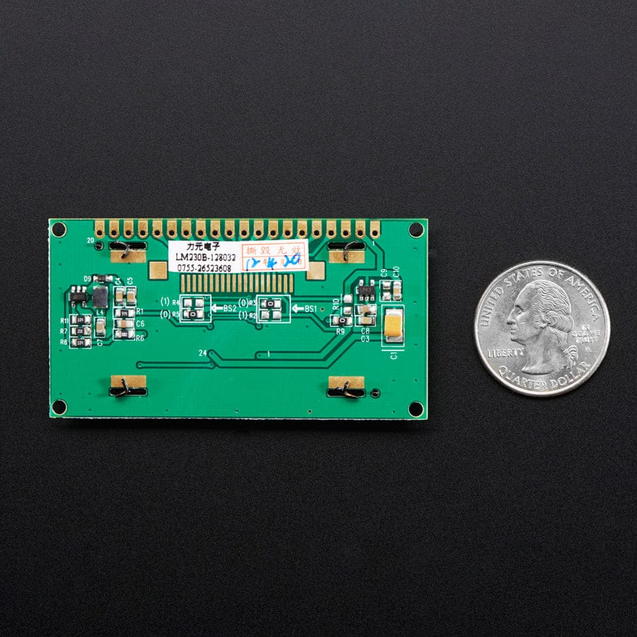 Monochrome 2.3" 128x32 OLED Graphic Display Module Kit - Image 9