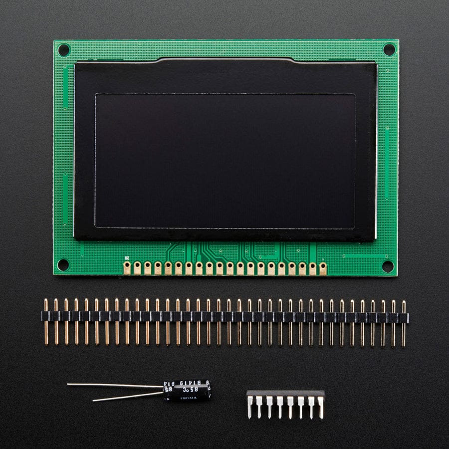 Monochrome 2.7" 128x64 OLED Graphic Display Module Kit - Image 2
