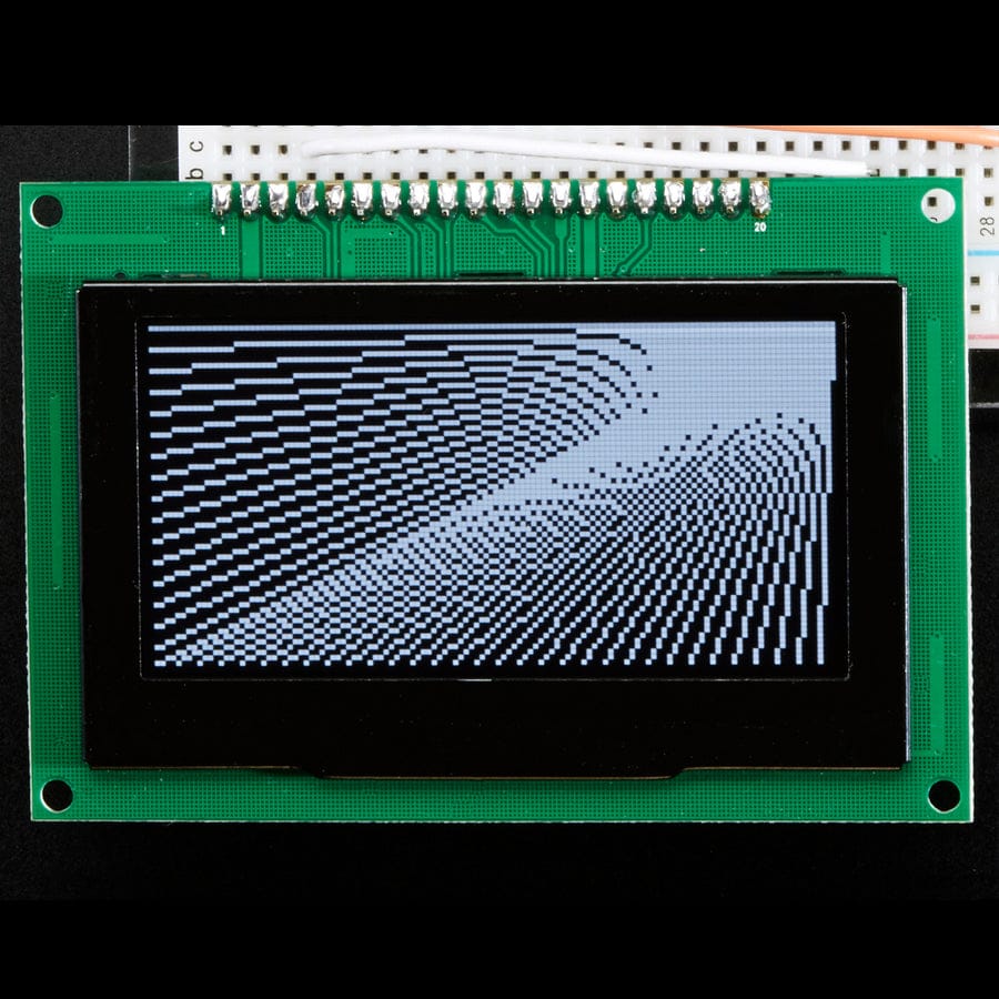 Monochrome 2.7" 128x64 OLED Graphic Display Module Kit - Image 5