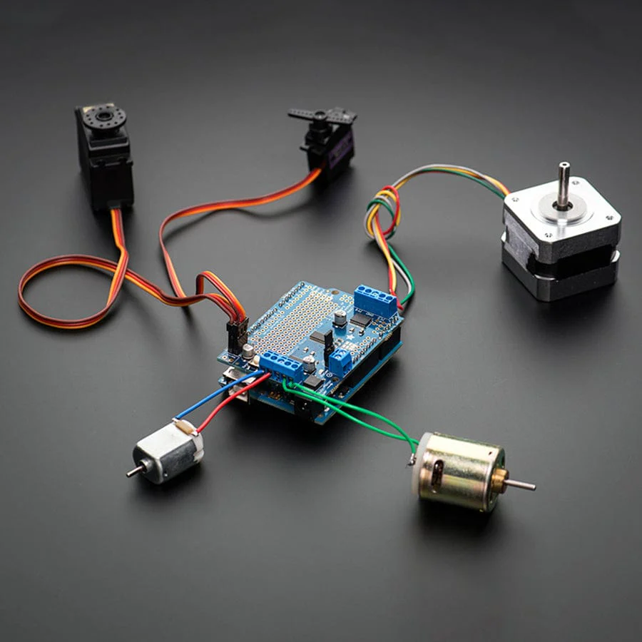 Adafruit Motor/Stepper/Servo Shield for Arduino v3 Kit - Image 6