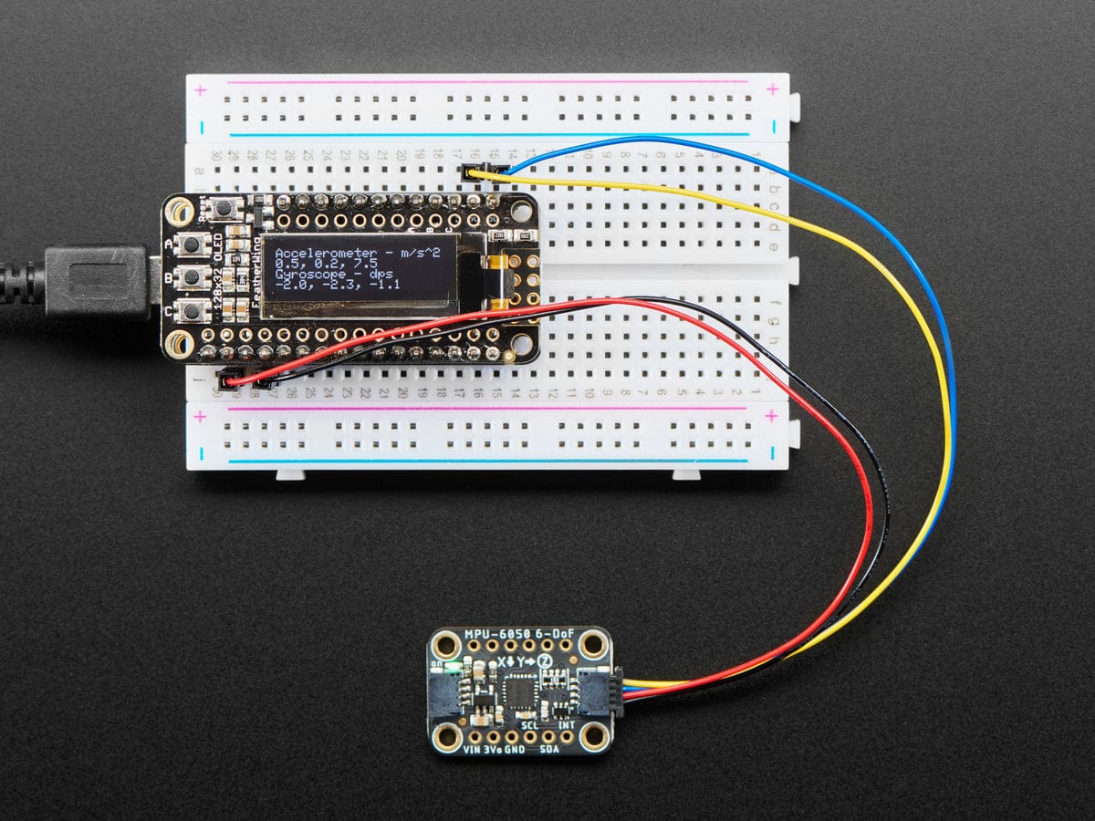 Adafruit MPU-6050 6-DoF Accel and Gyro Sensor - STEMMA QT Qwiic - Image 4