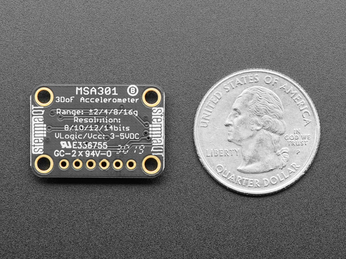Adafruit MSA301 Triple Axis Accelerometer - STEMMA QT / Qwiic [Discontinued] - Image 5