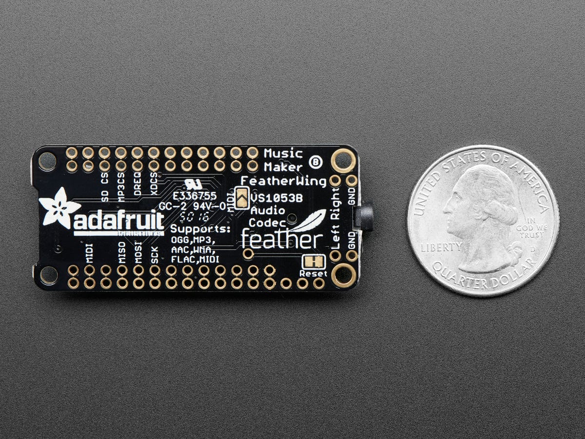 Adafruit Music Maker FeatherWing - MP3 OGG WAV MIDI Synth Player - Image 4