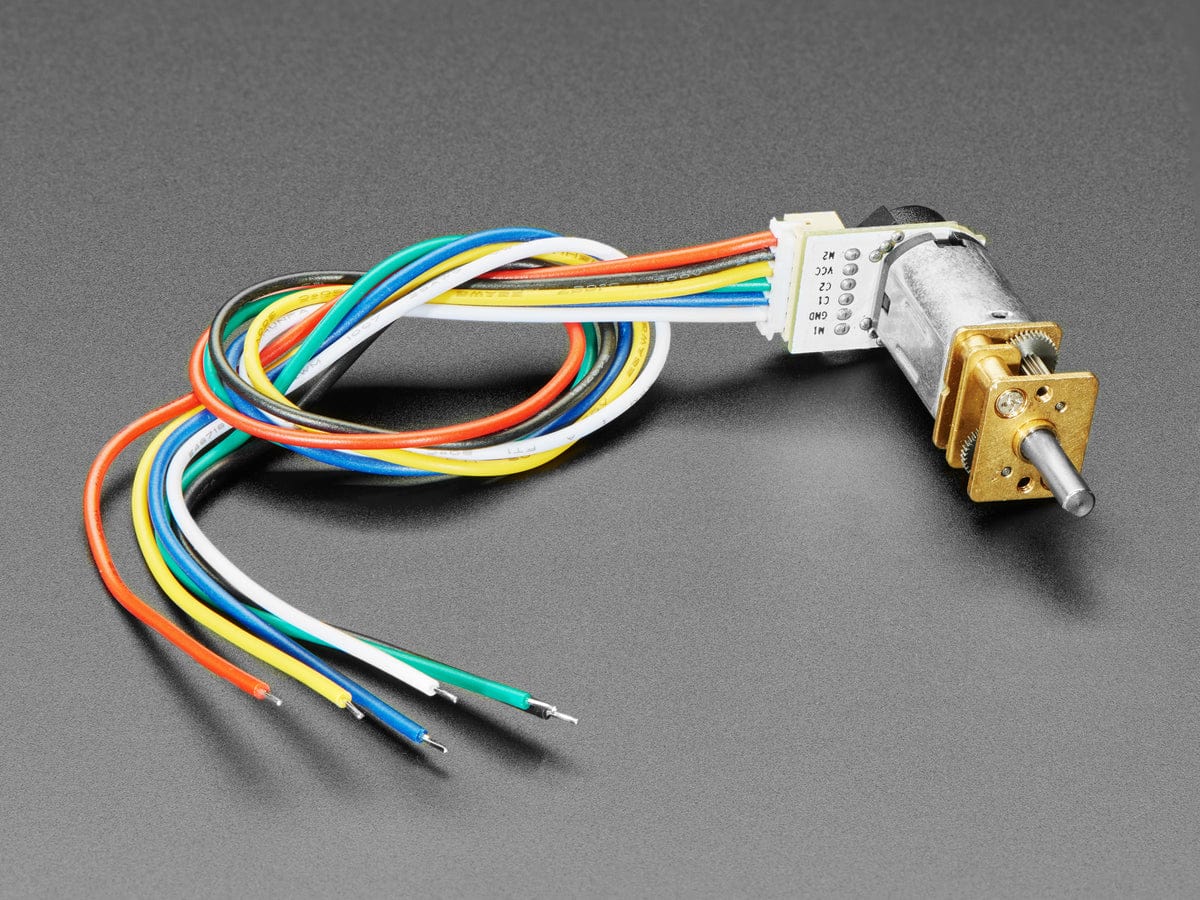 N20 DC Motor with Magnetic Encoder - 6V with 1:100 Gear Ratio - Image 2