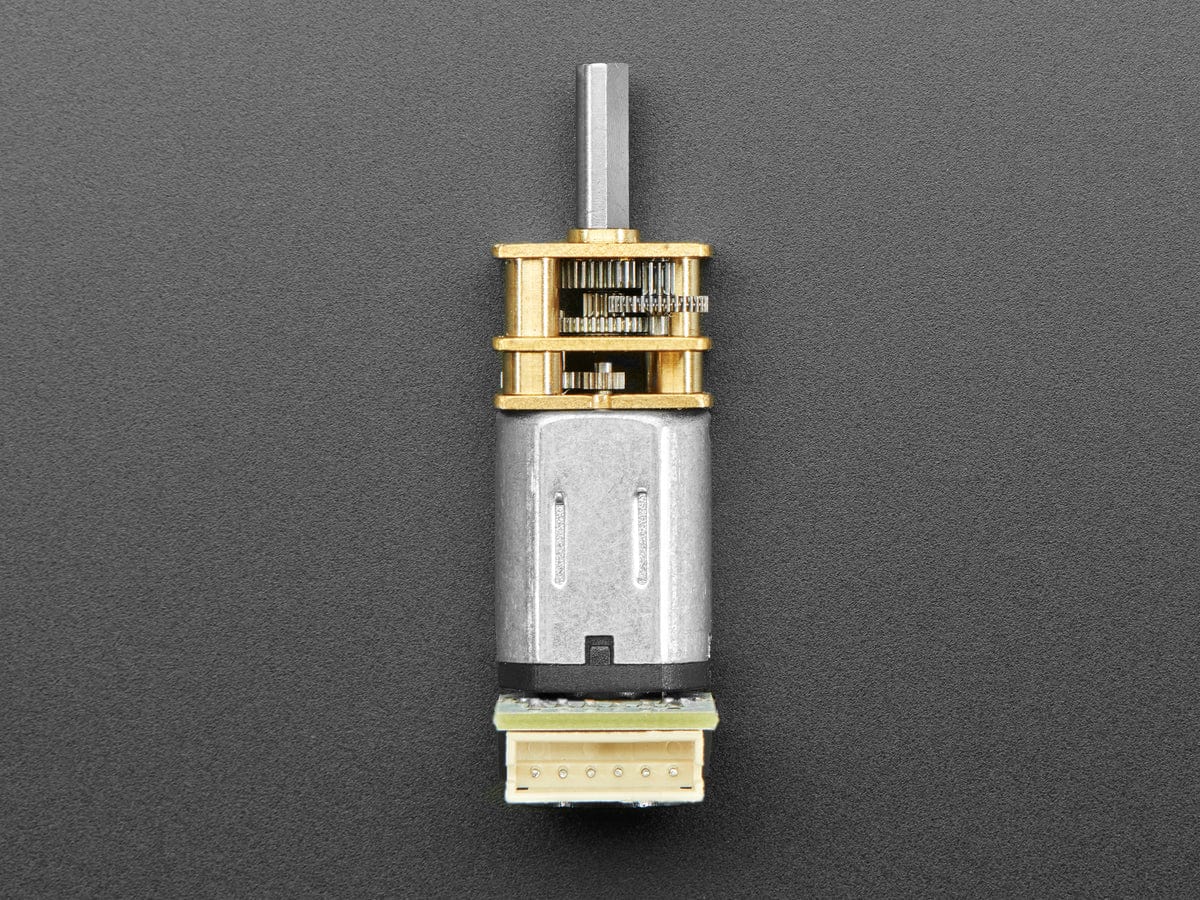 N20 DC Motor with Magnetic Encoder - 6V with 1:100 Gear Ratio - Image 3