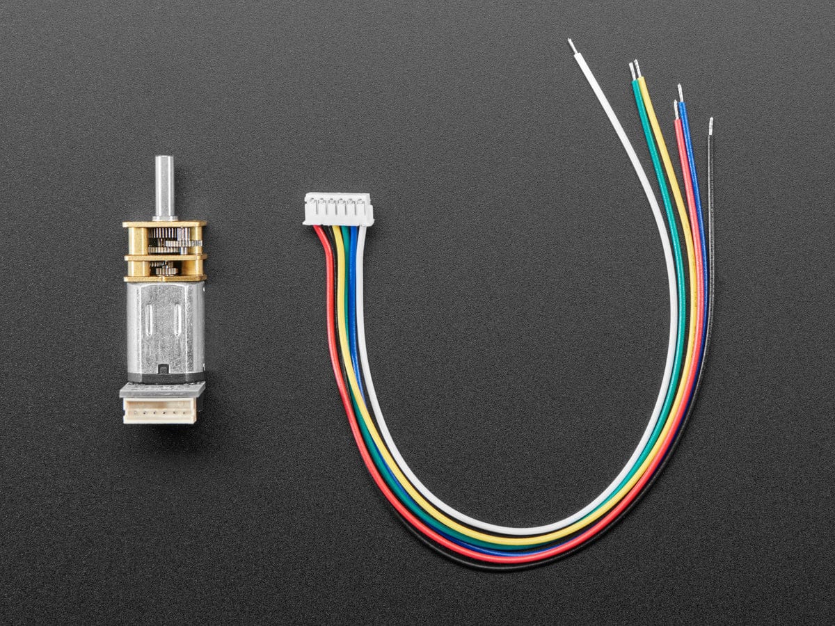 N20 DC Motor with Magnetic Encoder - 6V with 1:150 Gear Ratio [Discontinued] - Image 2