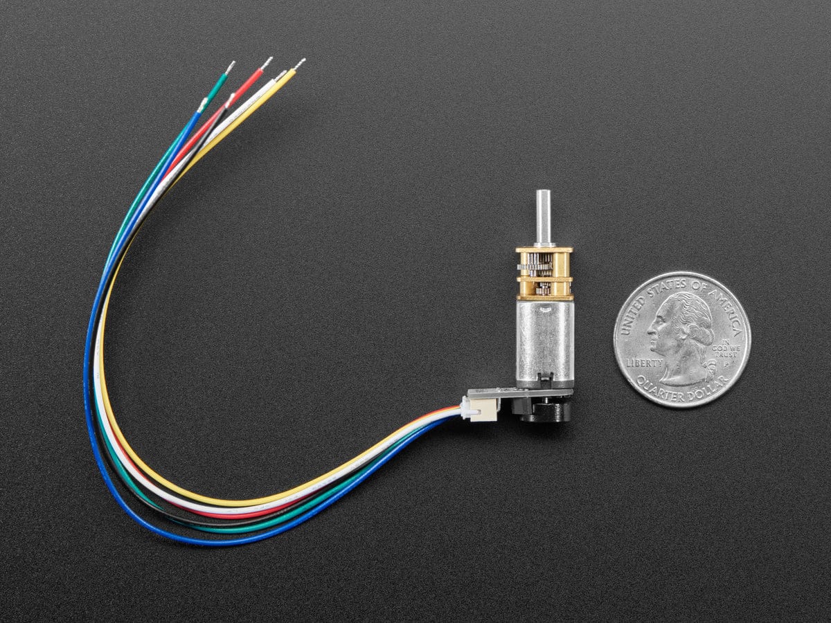 N20 DC Motor with Magnetic Encoder - 6V with 1:150 Gear Ratio [Discontinued] - Image 5