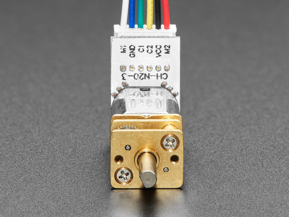 N20 DC Motor with Magnetic Encoder - 6V with 1:298 Gear Ratio - Image 2