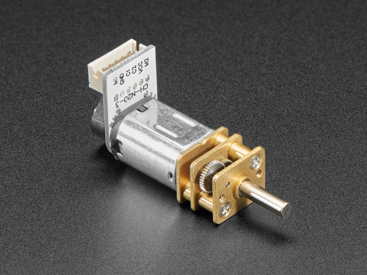 N20 DC Motor with Magnetic Encoder - 6V with 1:298 Gear Ratio - Image 4