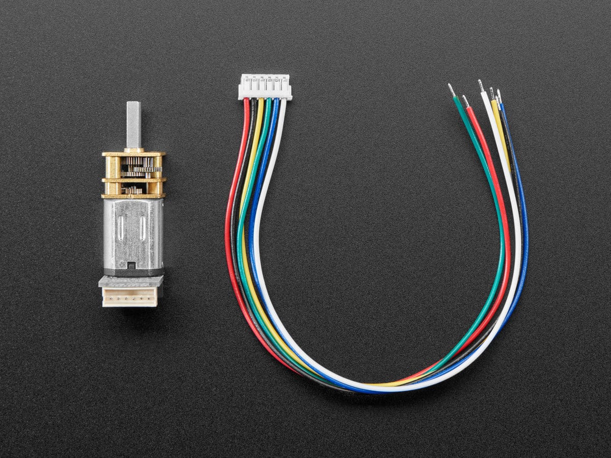 N20 DC Motor with Magnetic Encoder - 6V with 1:50 Gear Ratio - Image 2