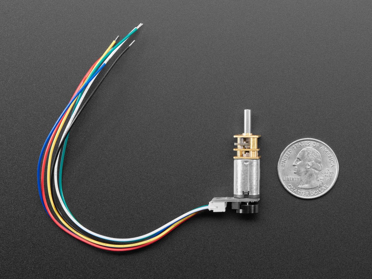 N20 DC Motor with Magnetic Encoder - 6V with 1:50 Gear Ratio - Image 5