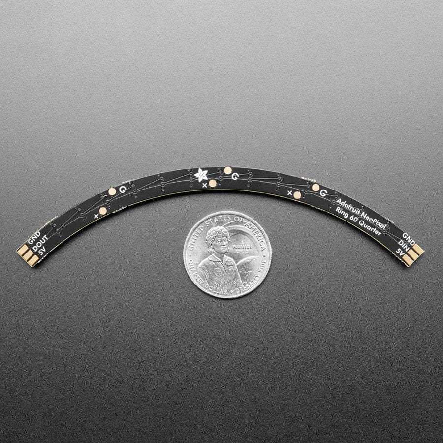 NeoPixel 1/4 60 Ring - 5050 RGB LED w/ Integrated Drivers - Image 4