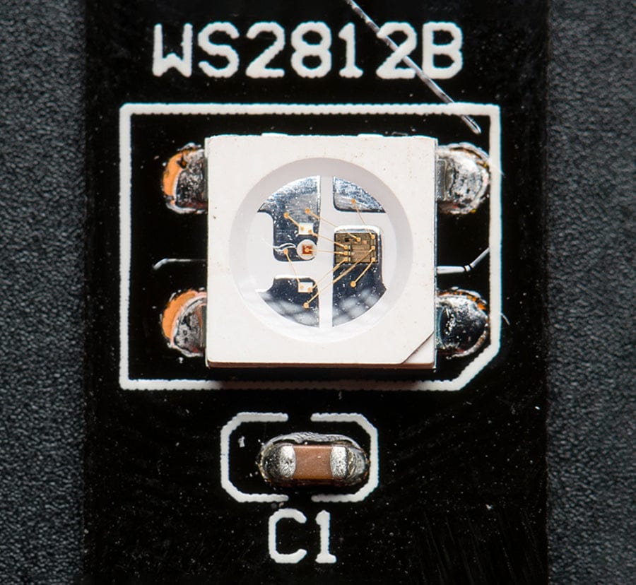 Adafruit NeoPixel Digital RGB LED Strip - 1m 60 LED (BLACK) [Discontinued] - Image 3