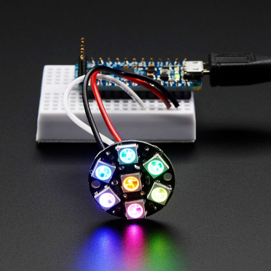 NeoPixel Jewel - 7 x 5050 RGB LED with Integrated Drivers - Image 2