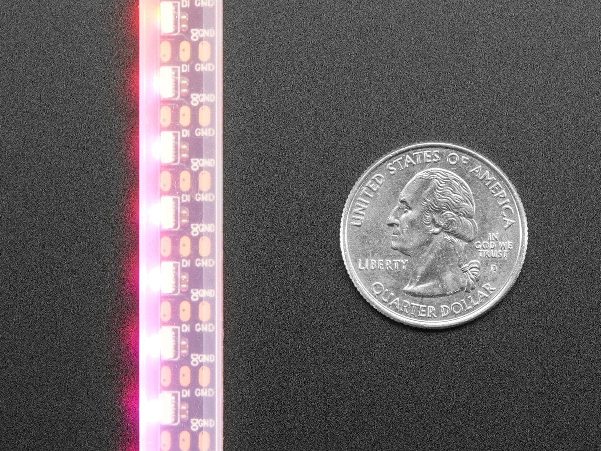 Adafruit NeoPixel LED Side Light Strip - Black 120 LED - Image 4