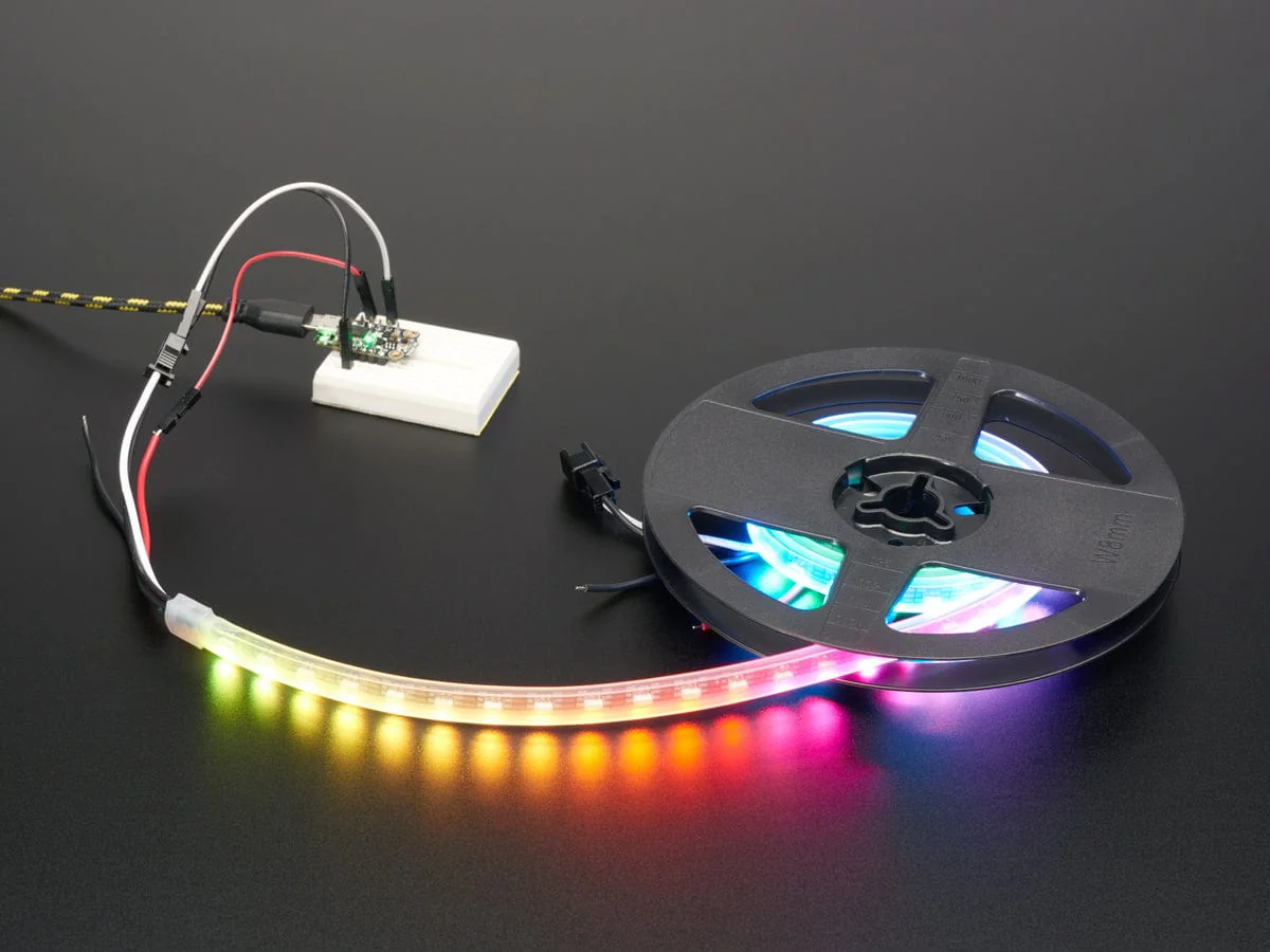 Adafruit NeoPixel LED Side Light Strip - Black 90 LED [Discontinued] - Image 2