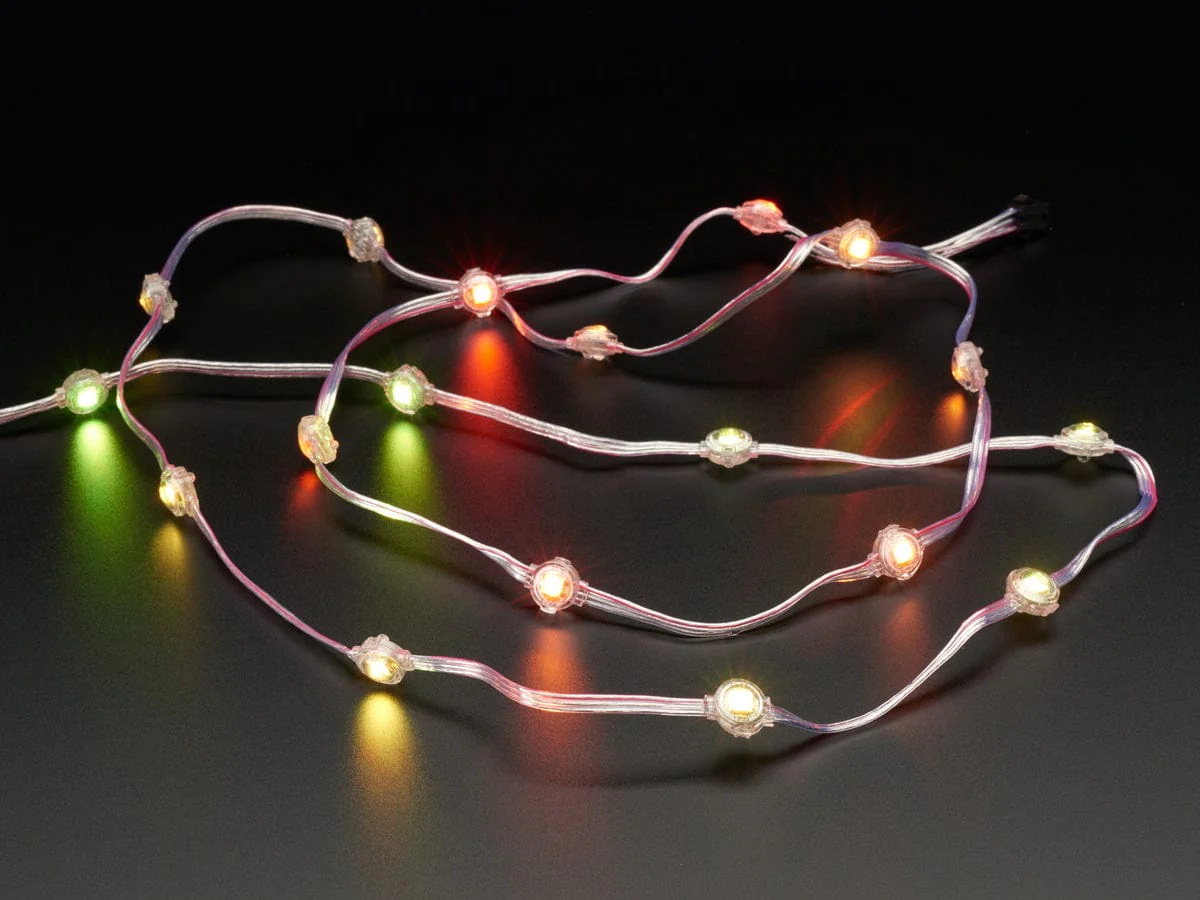 Adafruit NeoPixel LED Dots Strand - 20 LED 4" Pitch - Image 2