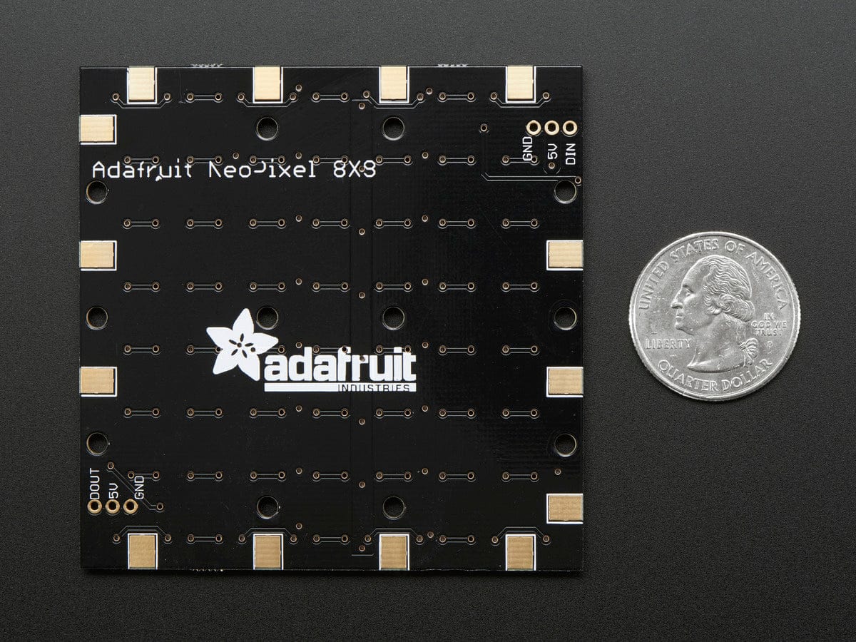 Adafruit NeoPixel NeoMatrix - 64 RGBW - Cool White (~6000K) [Discontinued] - Image 5
