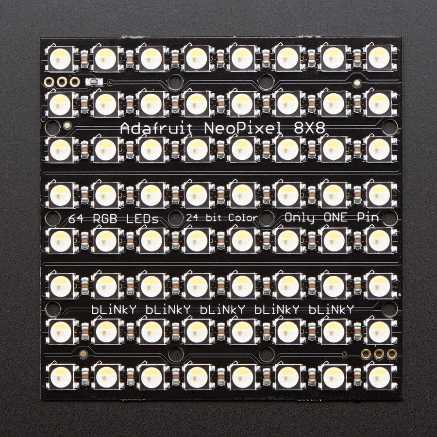 Adafruit NeoPixel NeoMatrix - 64 RGBW - Natural (4500K) - Image 2