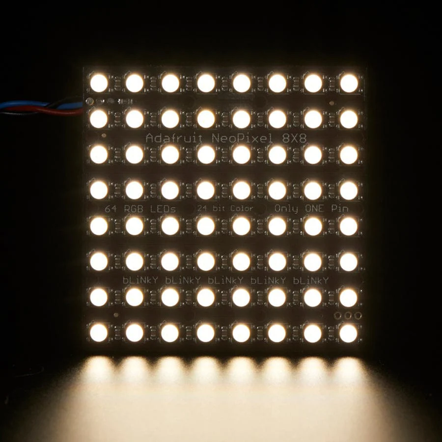 Adafruit NeoPixel NeoMatrix - 64 RGBW - Natural (4500K) - Image 4