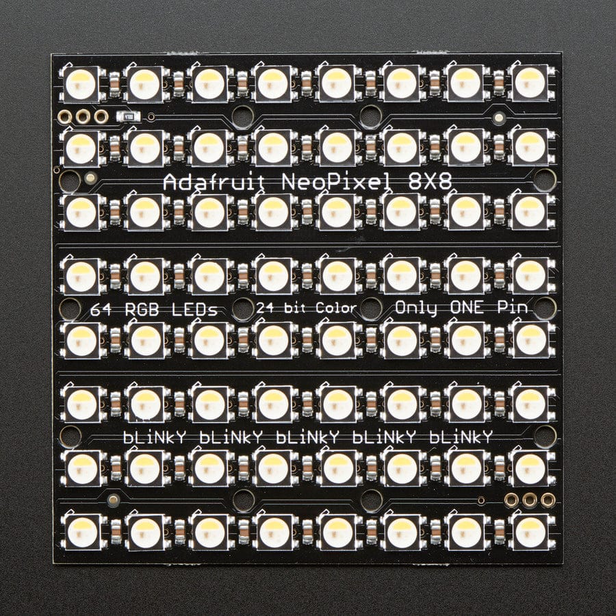 Adafruit NeoPixel NeoMatrix - 64 RGBW - Warm White (3000K) - Image 2