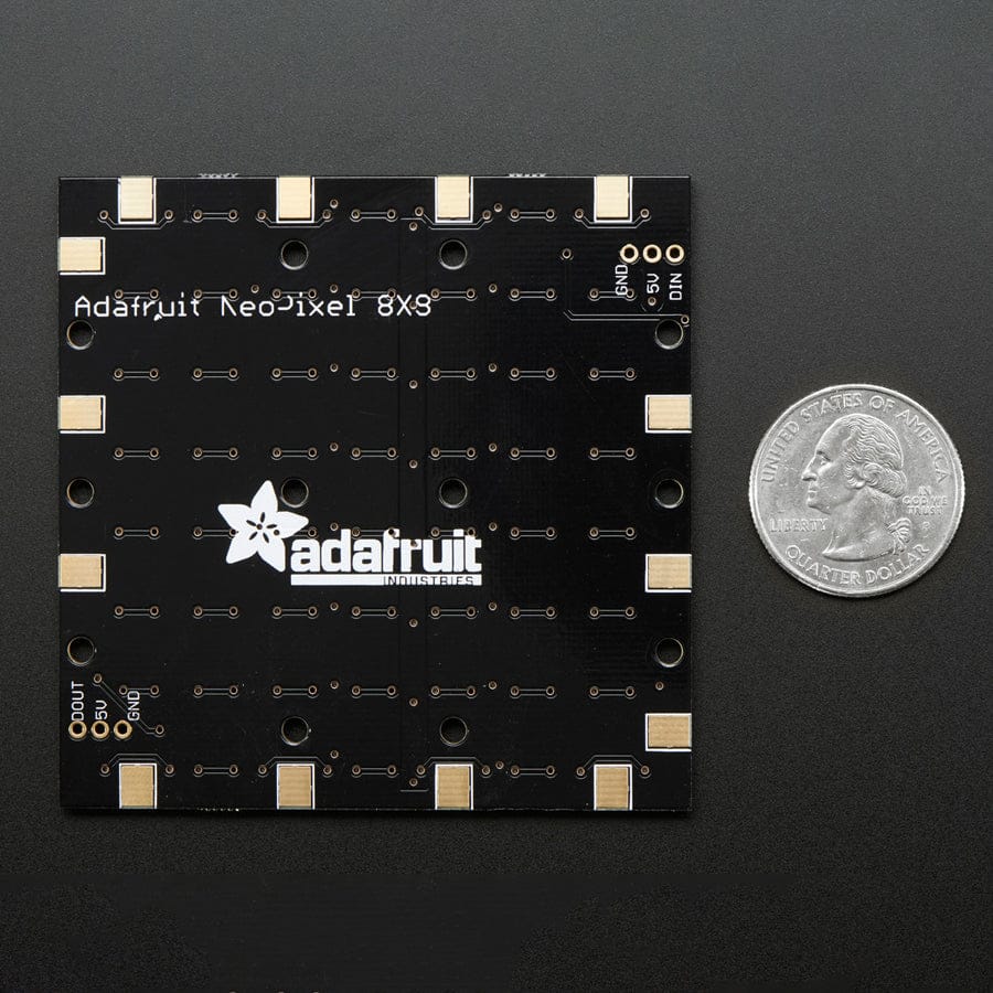 Adafruit NeoPixel NeoMatrix - 64 RGBW - Warm White (3000K) - Image 5