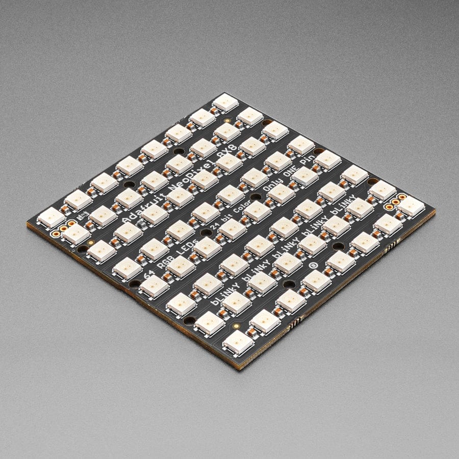 Adafruit NeoPixel NeoMatrix 8x8 - 64 RGB LED Pixel Matrix - Image 2