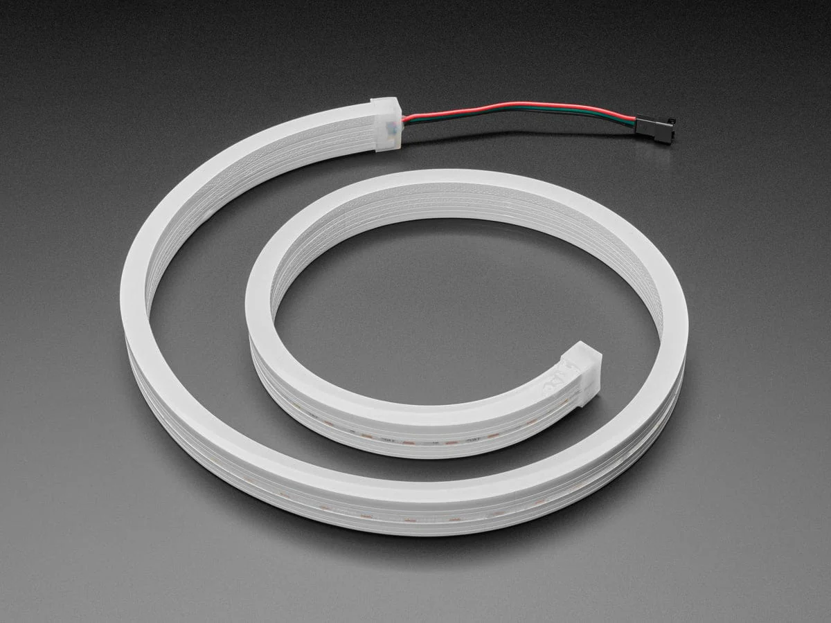 NeoPixel RGBW Neon-like Flex Strip - Cool White 5500K - 1 meter (5V 60 LEDs/m) - Image 2