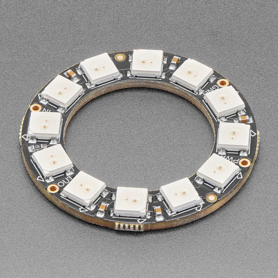 NeoPixel Ring - 12 x 5050 RGB LED with Integrated Drivers - Image 2
