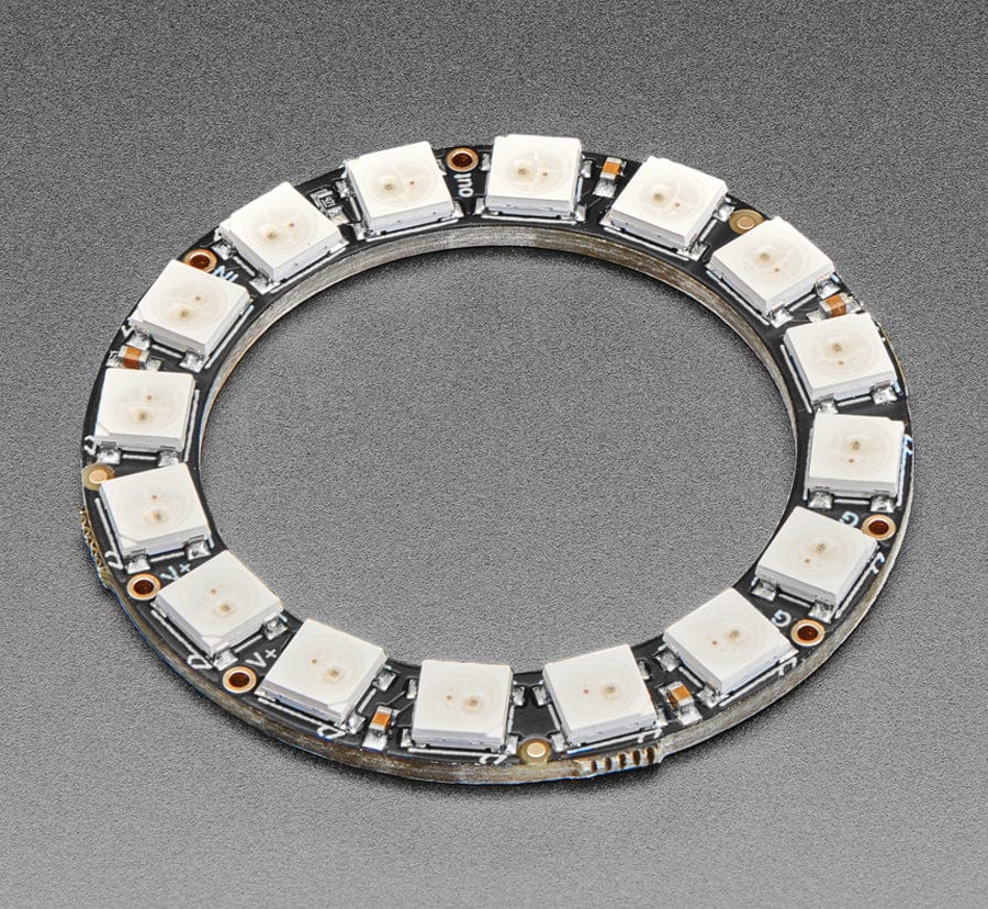 NeoPixel Ring - 16 x 5050 RGB LED with Integrated Drivers - Image 2