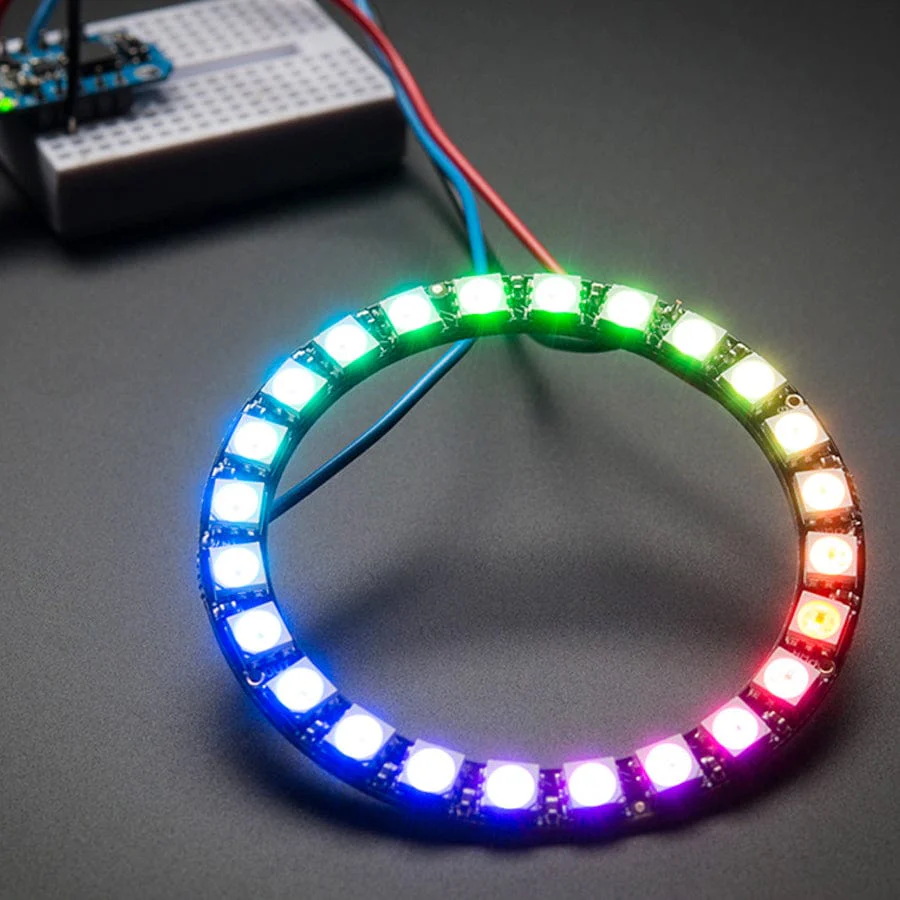 NeoPixel Ring - 24 x 5050 RGB LED with Integrated Drivers - Image 3