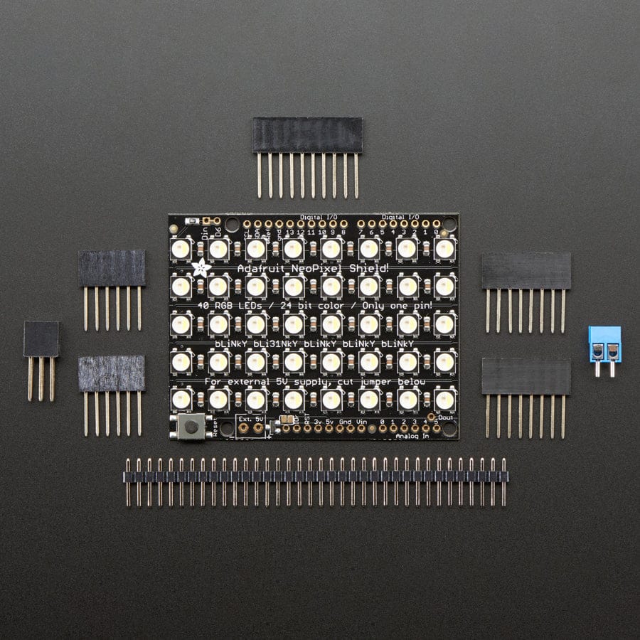 Adafruit NeoPixel Shield - 40 RGBW - Cool White (6000K) - Image 2