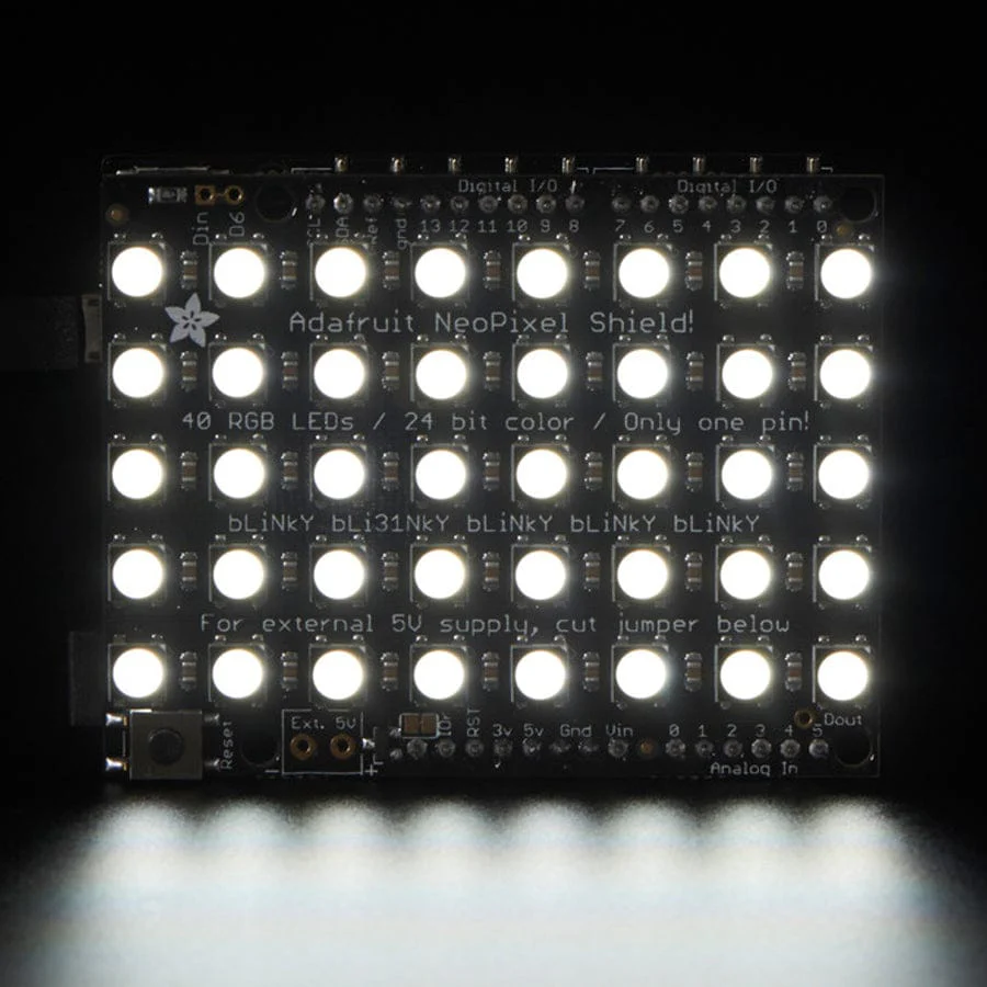 Adafruit NeoPixel Shield - 40 RGBW - Cool White (6000K) - Image 3