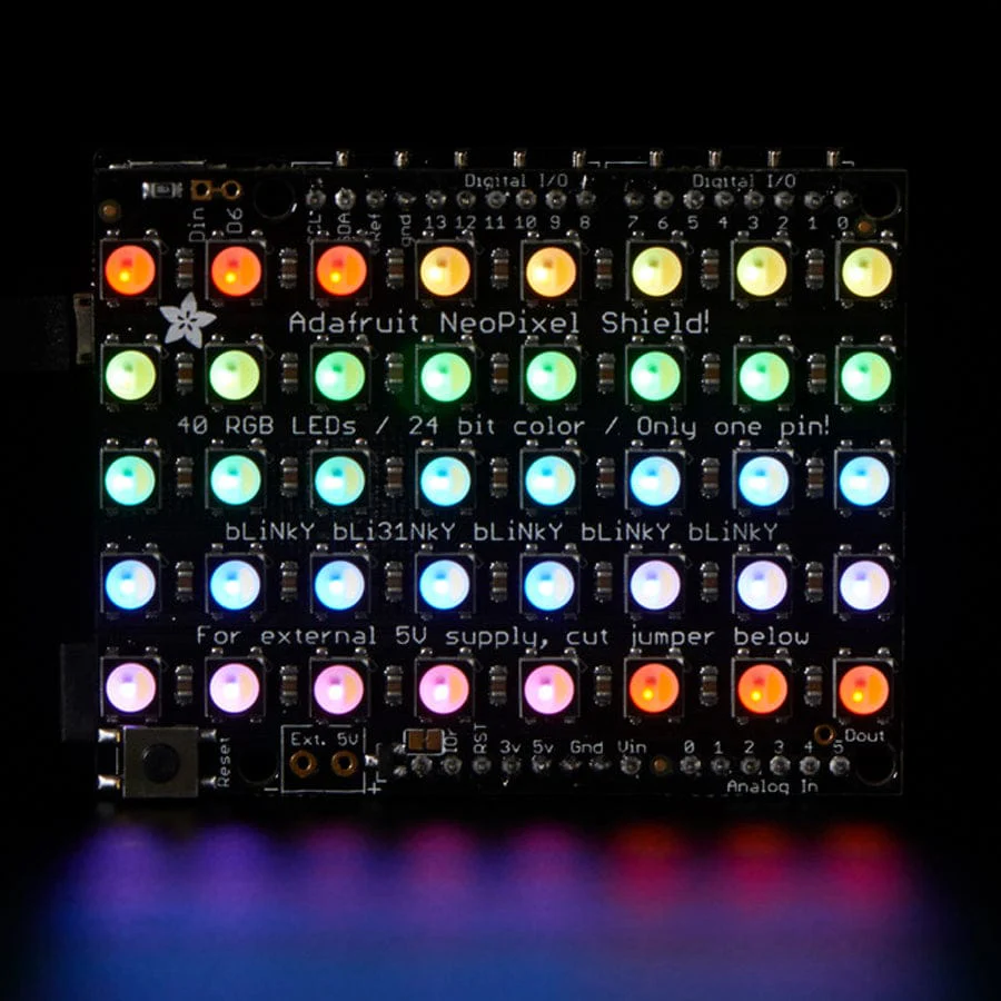 Adafruit NeoPixel Shield - 40 RGBW - Cool White (6000K) - Image 4