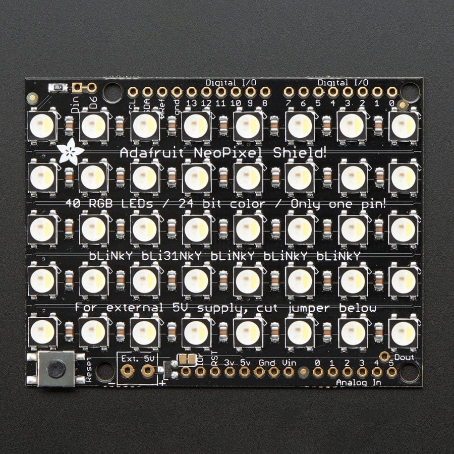 Adafruit NeoPixel Shield - 40 RGBW - Cool White (6000K) - Image 6