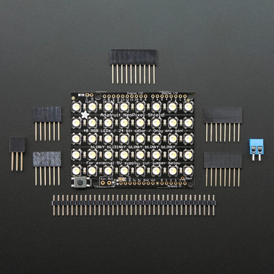 Adafruit NeoPixel Shield - 40 RGBW - Warm White (3000K) - Image 2