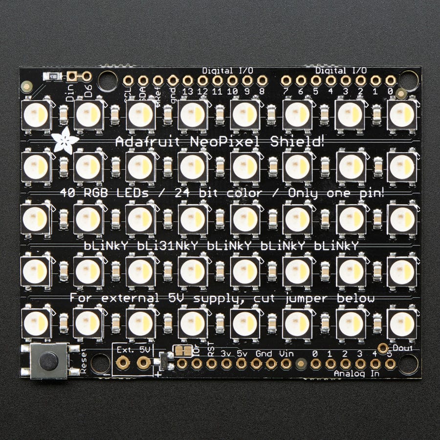 Adafruit NeoPixel Shield - 40 RGBW - Warm White (3000K) - Image 4