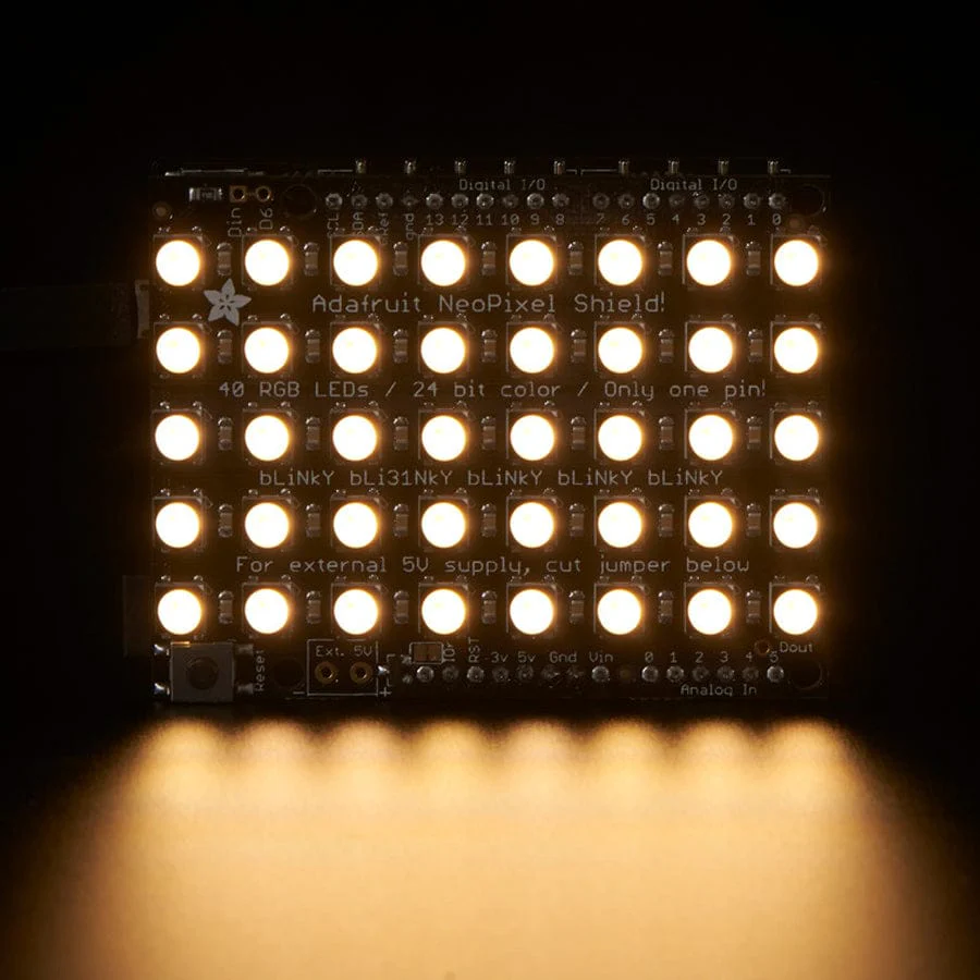 Adafruit NeoPixel Shield - 40 RGBW - Warm White (3000K) - Image 5