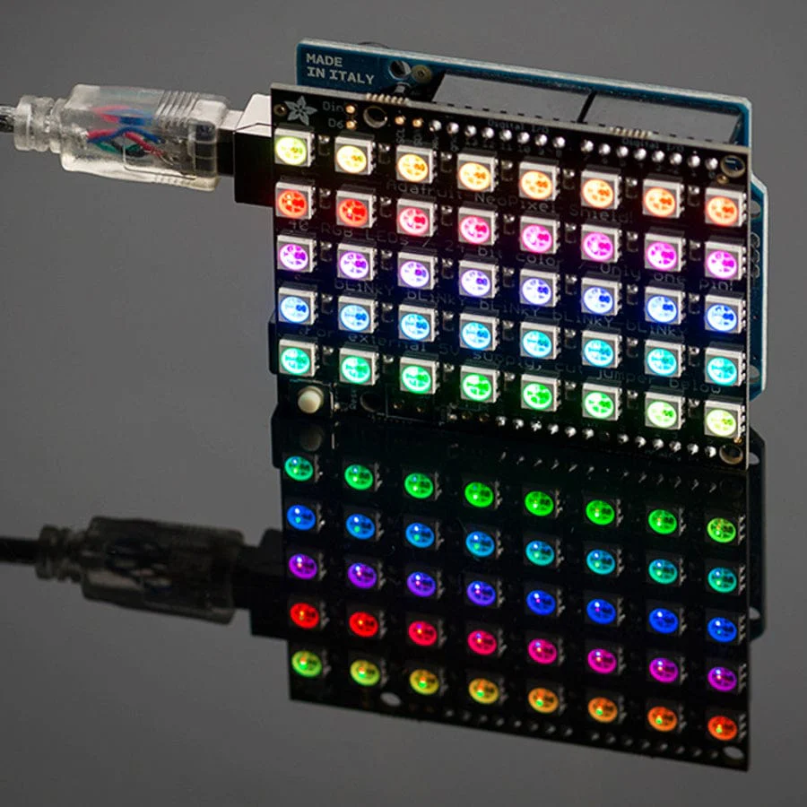 Adafruit NeoPixel Shield for Arduino - 40 RGB LED Pixel Matrix - Image 5
