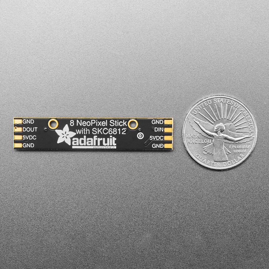 NeoPixel Stick - 8 x 5050 RGB LED with Integrated Drivers - Image 4