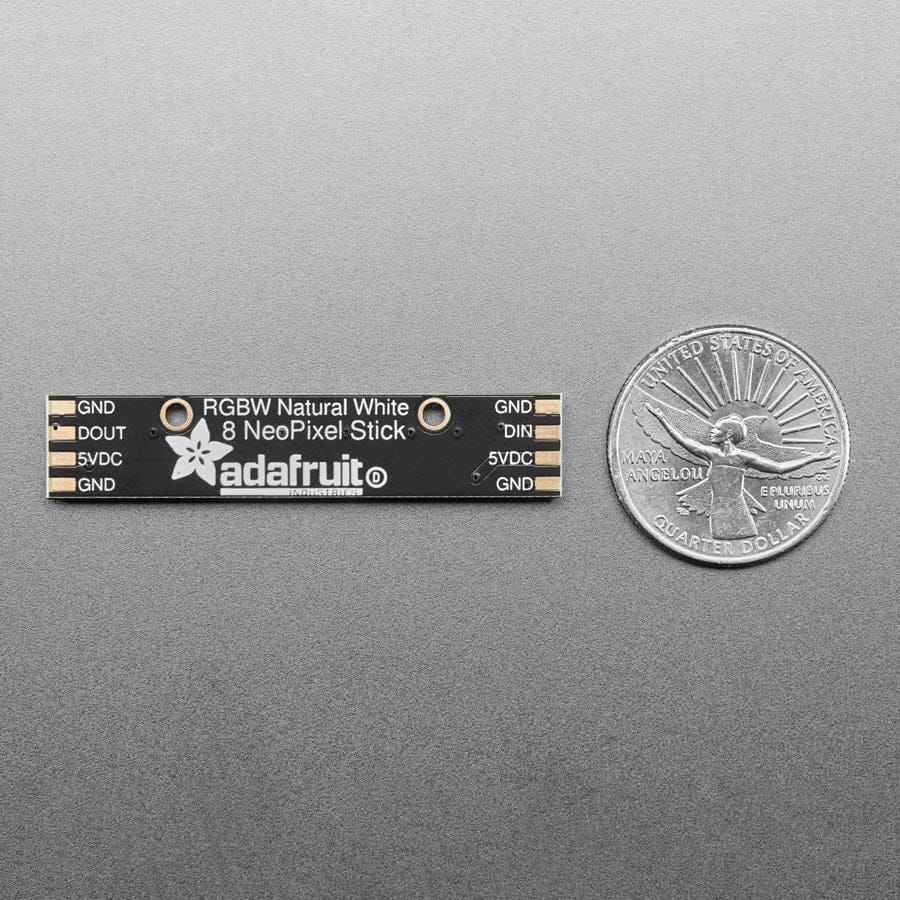 NeoPixel Stick - 8 x 5050 RGBW LEDs - Natural White - 4500K - Image 5