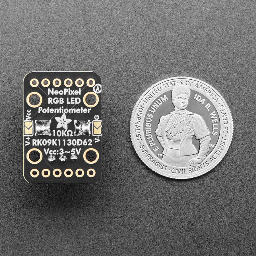 Adafruit NeoPot - Clear Shaft Potentiometer with RGB NeoPixel - Image 4