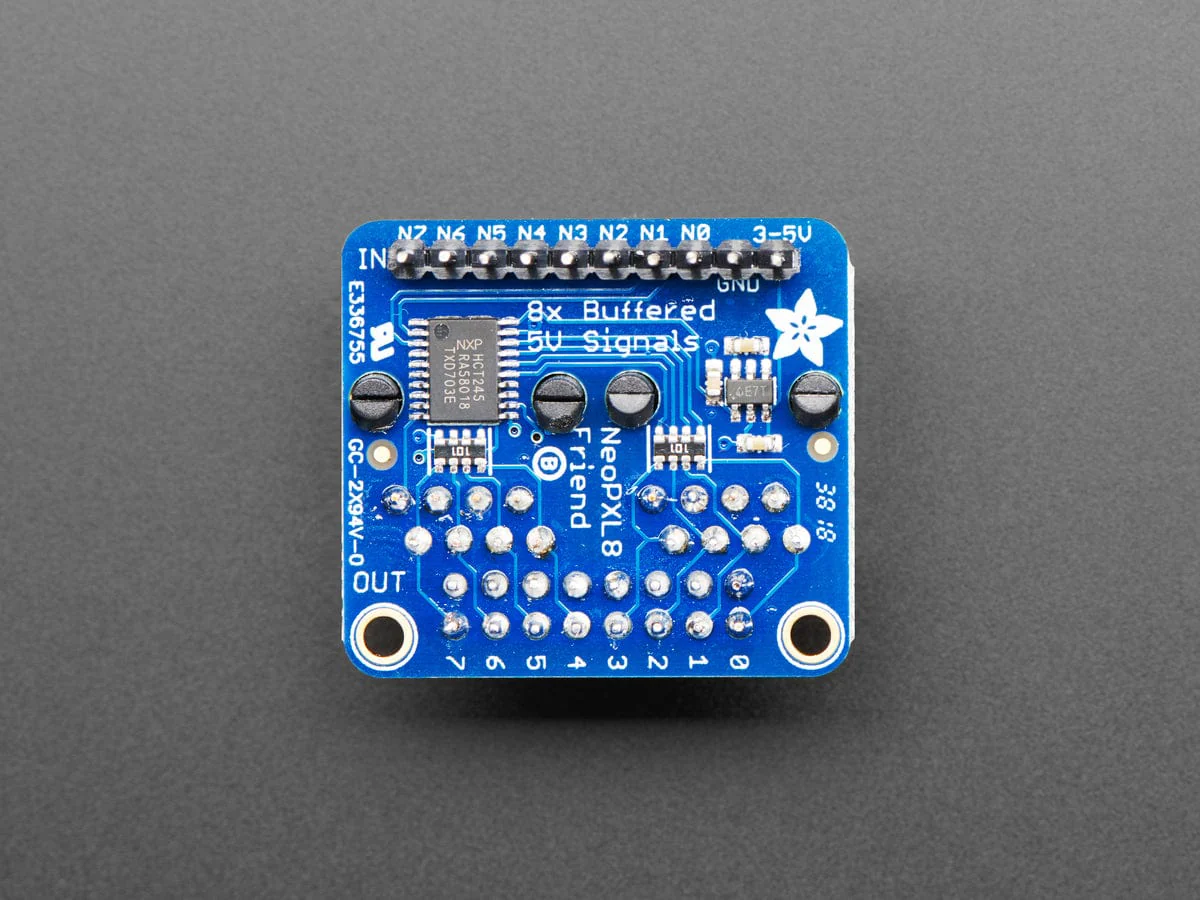 Adafruit NeoPXL8 Friend - 8 x Strands NeoPixel Level Shifter - Image 2