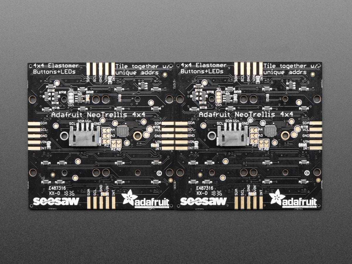 Adafruit NeoTrellis RGB Driver PCB for 4x4 Keypad - Image 5