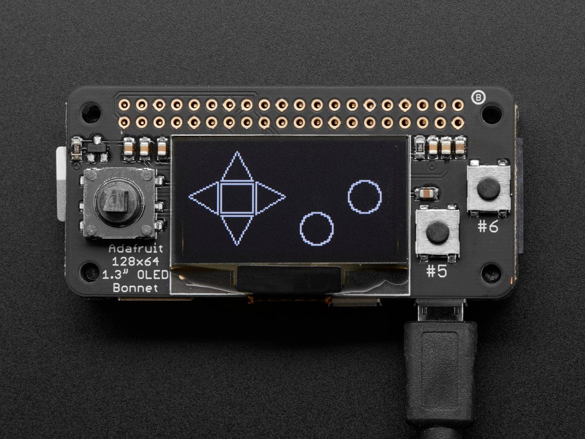 OLED Bonnet Pack for Raspberry Pi Zero - Includes Pi Zero W [Discontinued] - Image 3