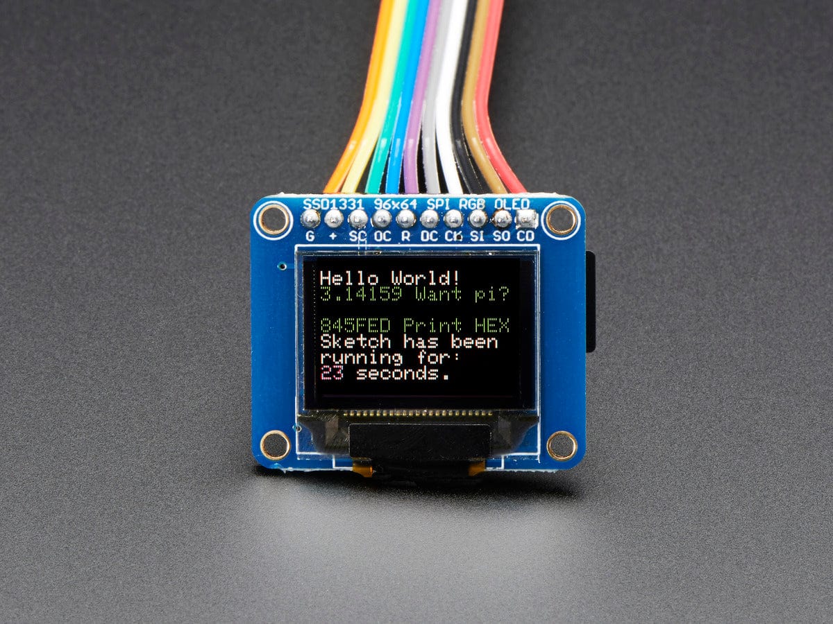 OLED Breakout Board - 16-bit Color 0.96" w/microSD holder - Image 6