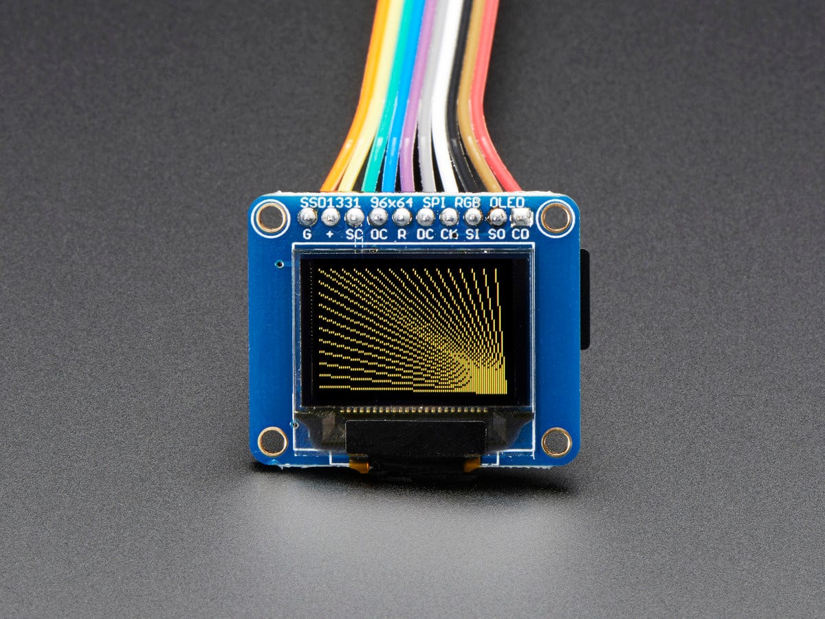 OLED Breakout Board - 16-bit Color 0.96" w/microSD holder - Image 7