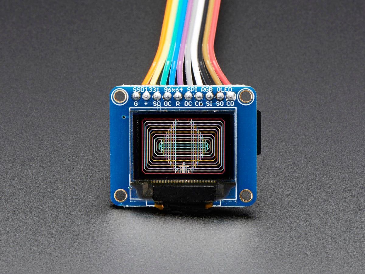 OLED Breakout Board - 16-bit Color 0.96" w/microSD holder - Image 8